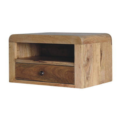 Boulder 1 Drawer Floating Oakish Bedside