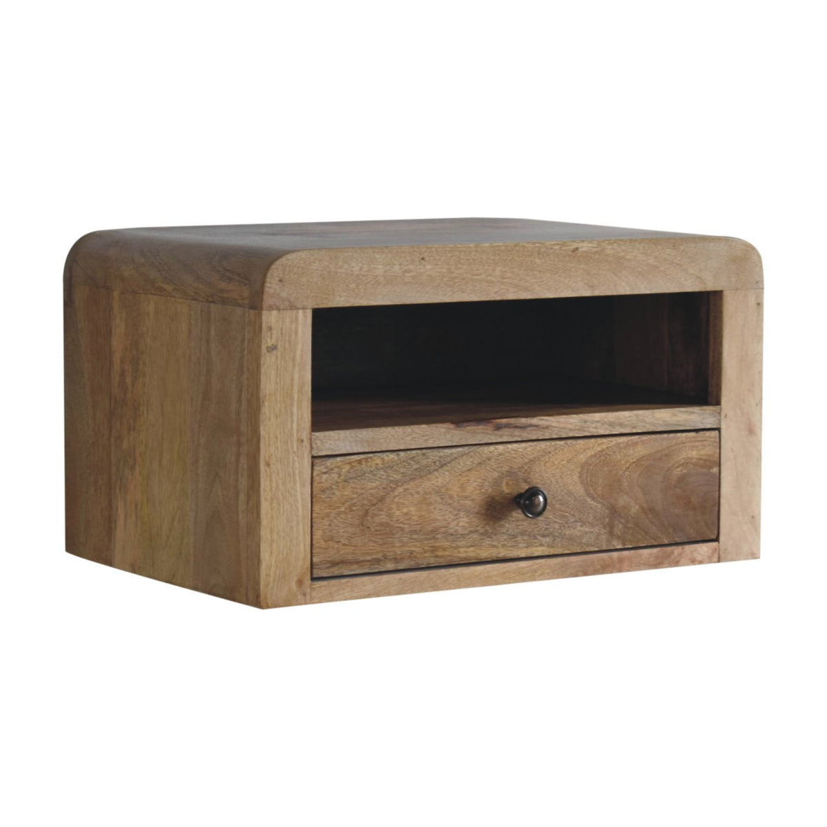 Boulder 1 Drawer Floating Oakish Bedside