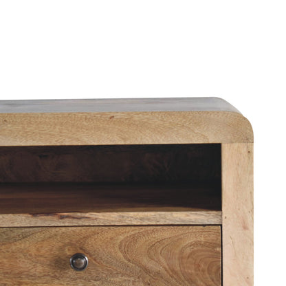 Boulder 1 Drawer Floating Oakish Bedside