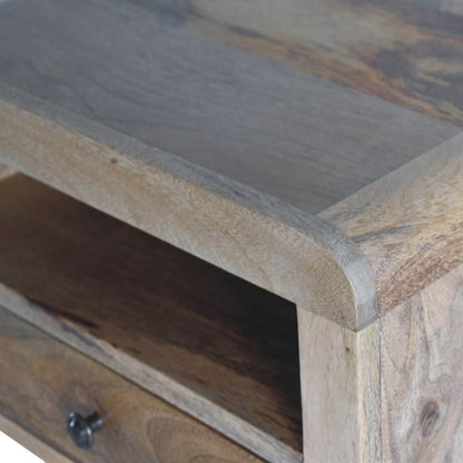 Boulder 1 Drawer Floating Oakish Bedside