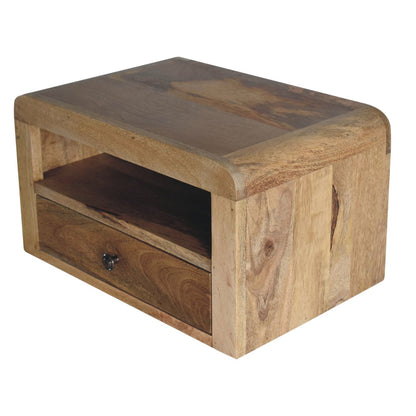 Boulder 1 Drawer Floating Oakish Bedside