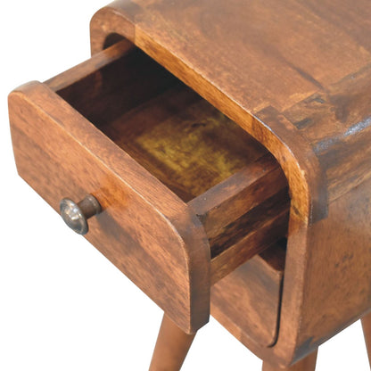 Extra Small Chestnut 2-Drawer Nightstand