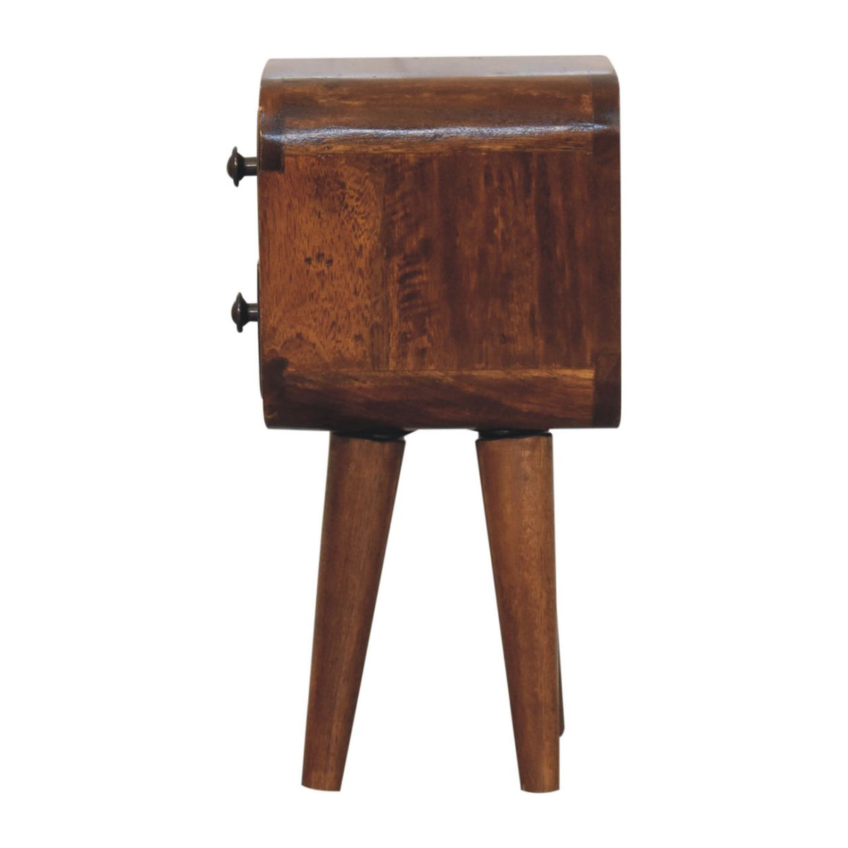 Extra Small Chestnut 2-Drawer Nightstand