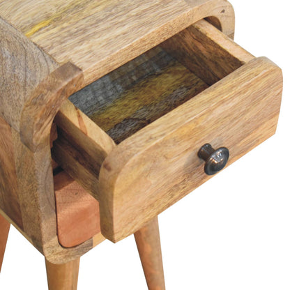 Extra Small Oak-ish 2-Drawer Nightstand