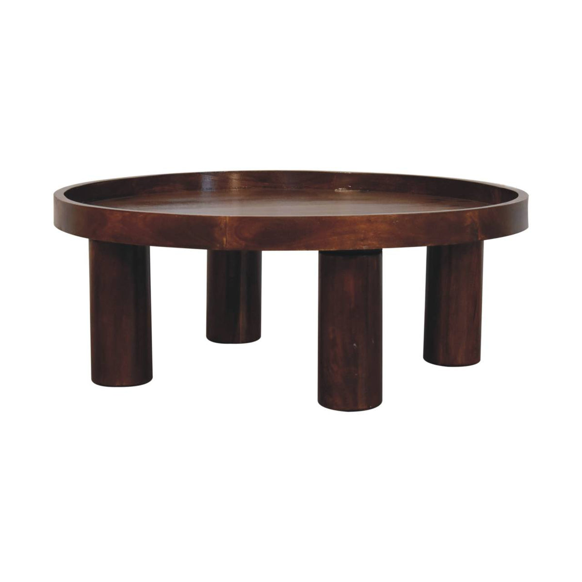 Chestnut Ridge Crescent Round Coffee Table