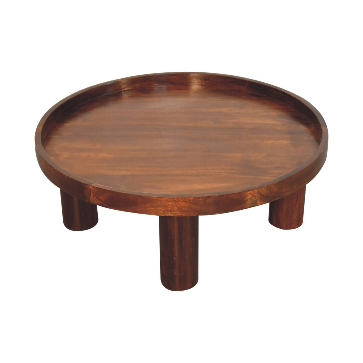 Chestnut Ridge Crescent Round Coffee Table