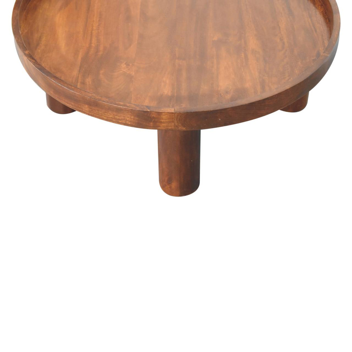 Chestnut Ridge Crescent Round Coffee Table