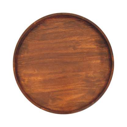 Chestnut Ridge Crescent Round Coffee Table