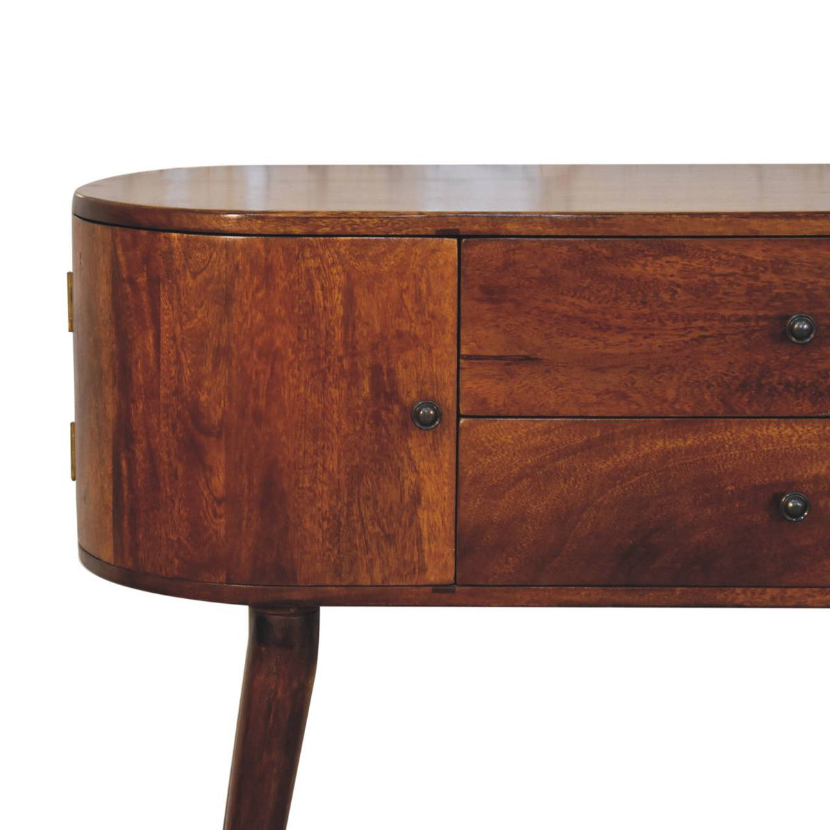 Chestnut Ridge 2 Drawer Solid Console Table