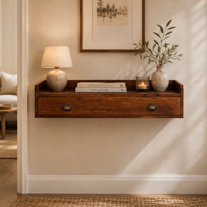 Kennebunk Chestnut Floating Console Table