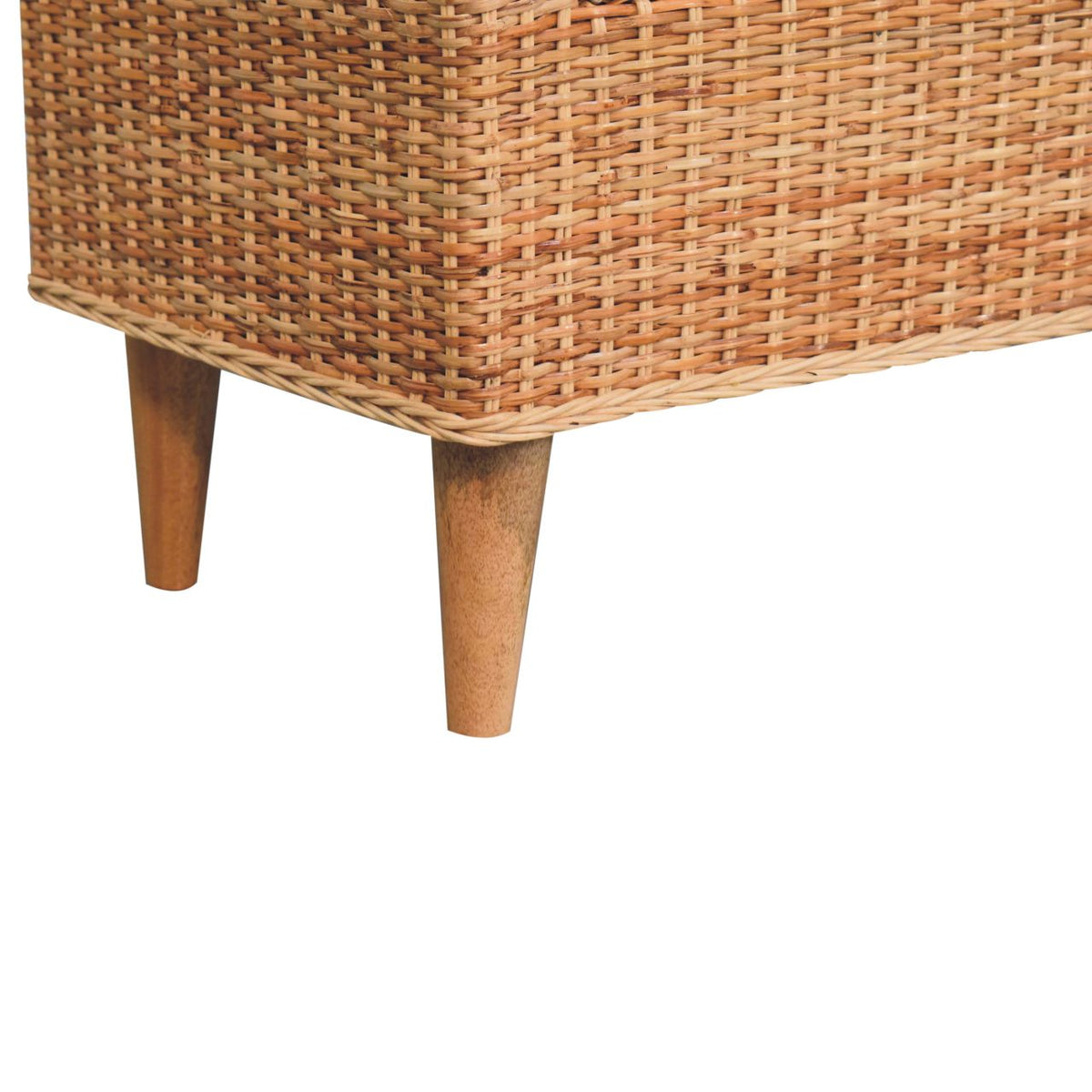Bouclé Montauk Woven Bench