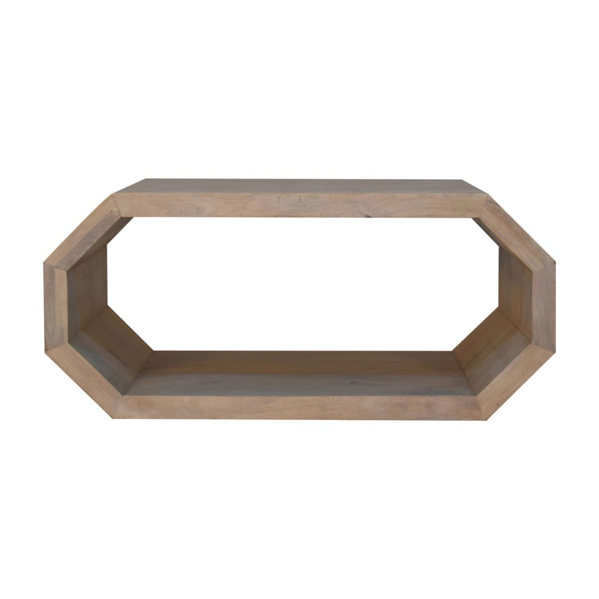 Hexagon Solid Timber Geometric Coffee Table