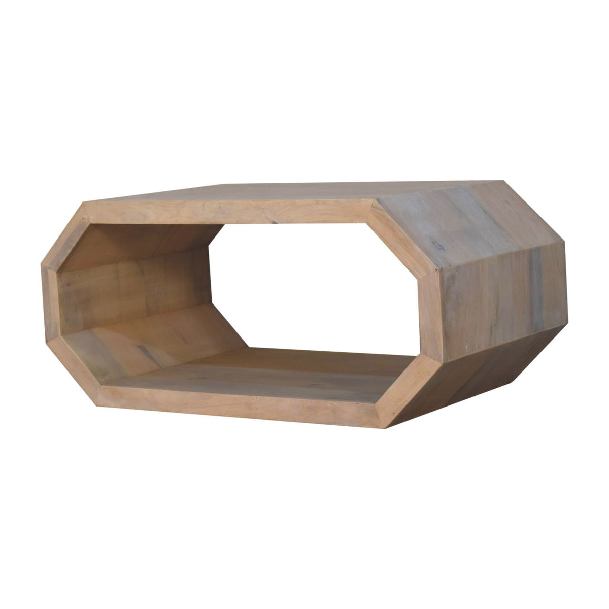 Hexagon Solid Timber Geometric Coffee Table