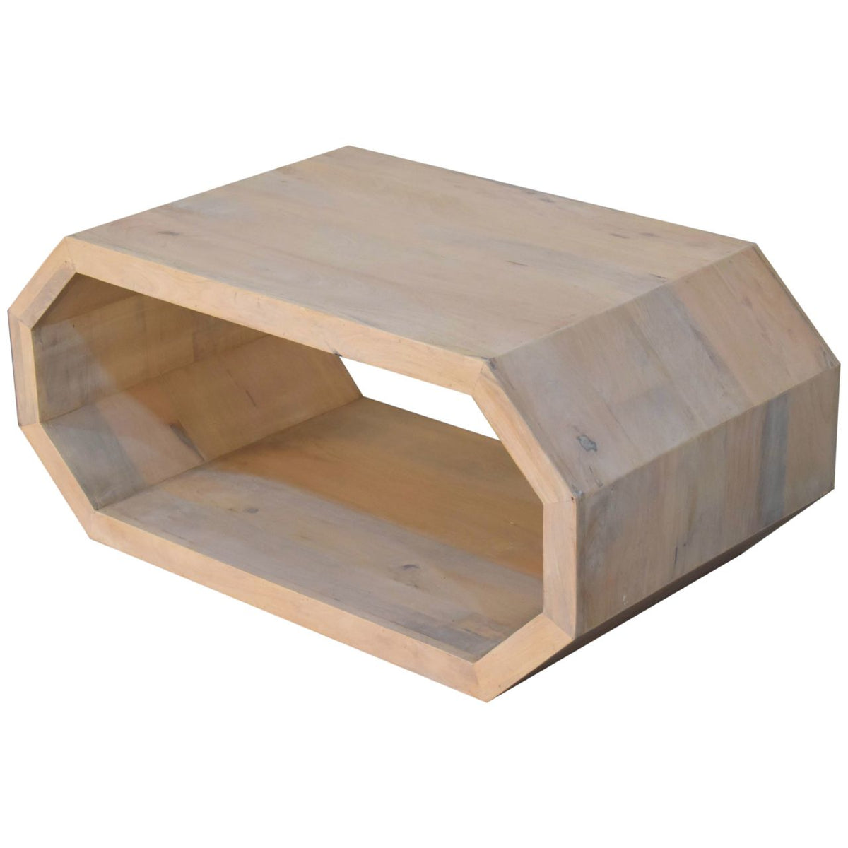 Hexagon Solid Timber Geometric Coffee Table