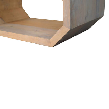 Hexagon Solid Timber Geometric Coffee Table