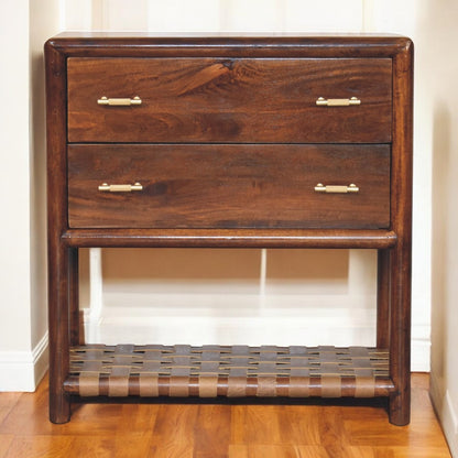 Richmond Solid Wood 2 Drawer Nightstand