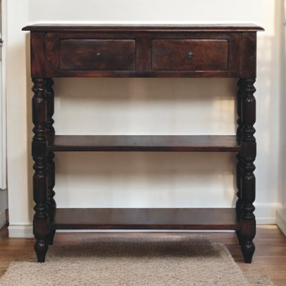 Lexington Cherry Wood 2-Drawer Side Table