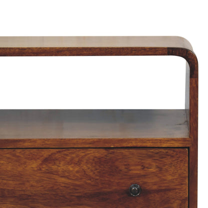 Big Sur Curved 2 Drawer Chestnut Chest