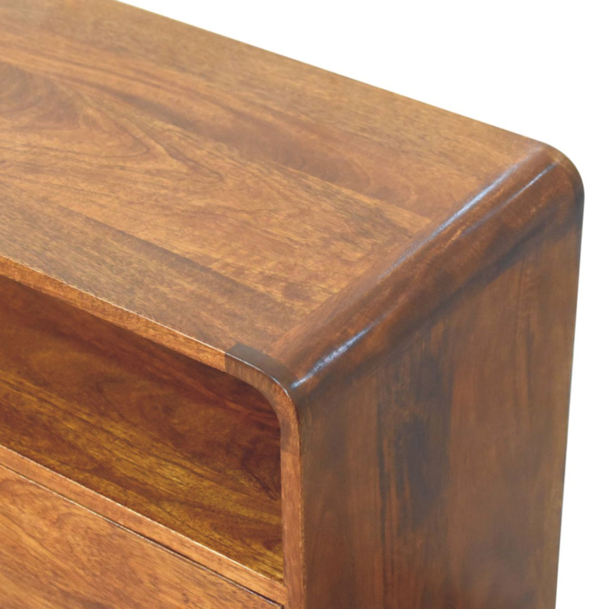 Big Sur Curved 2 Drawer Chestnut Chest