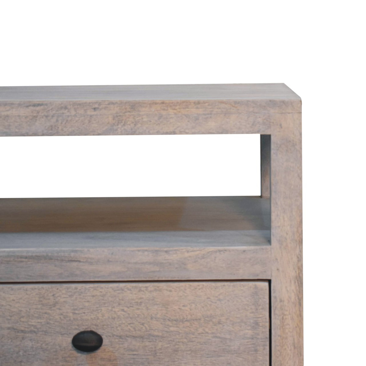 Bodie Wash 2 Drawer Open Shelf Bedside