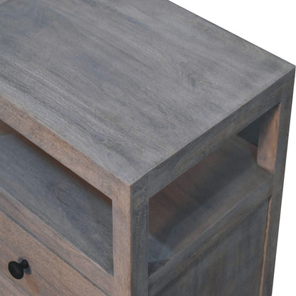 Bodie Wash 2 Drawer Open Shelf Bedside