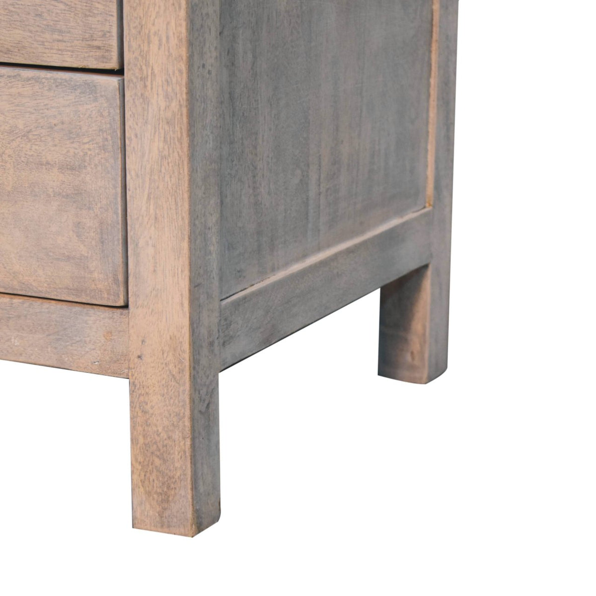 Bodie Wash 2 Drawer Open Shelf Bedside