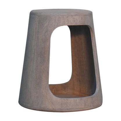 Bodie Wash Solid Wood Open Side Table