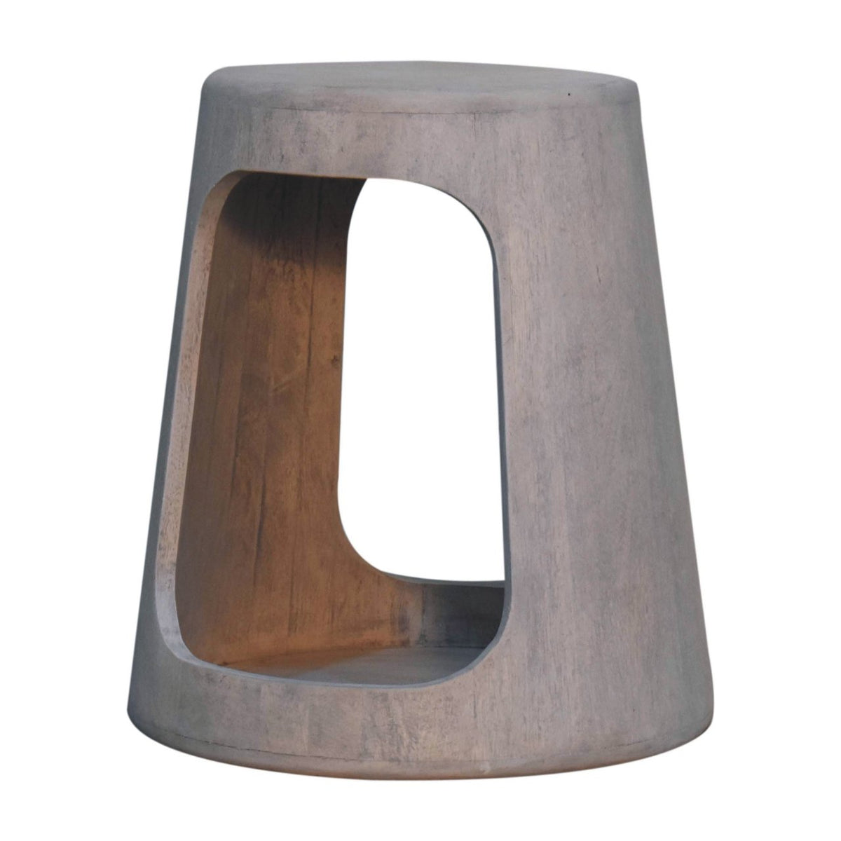 Bodie Wash Solid Wood Open Side Table