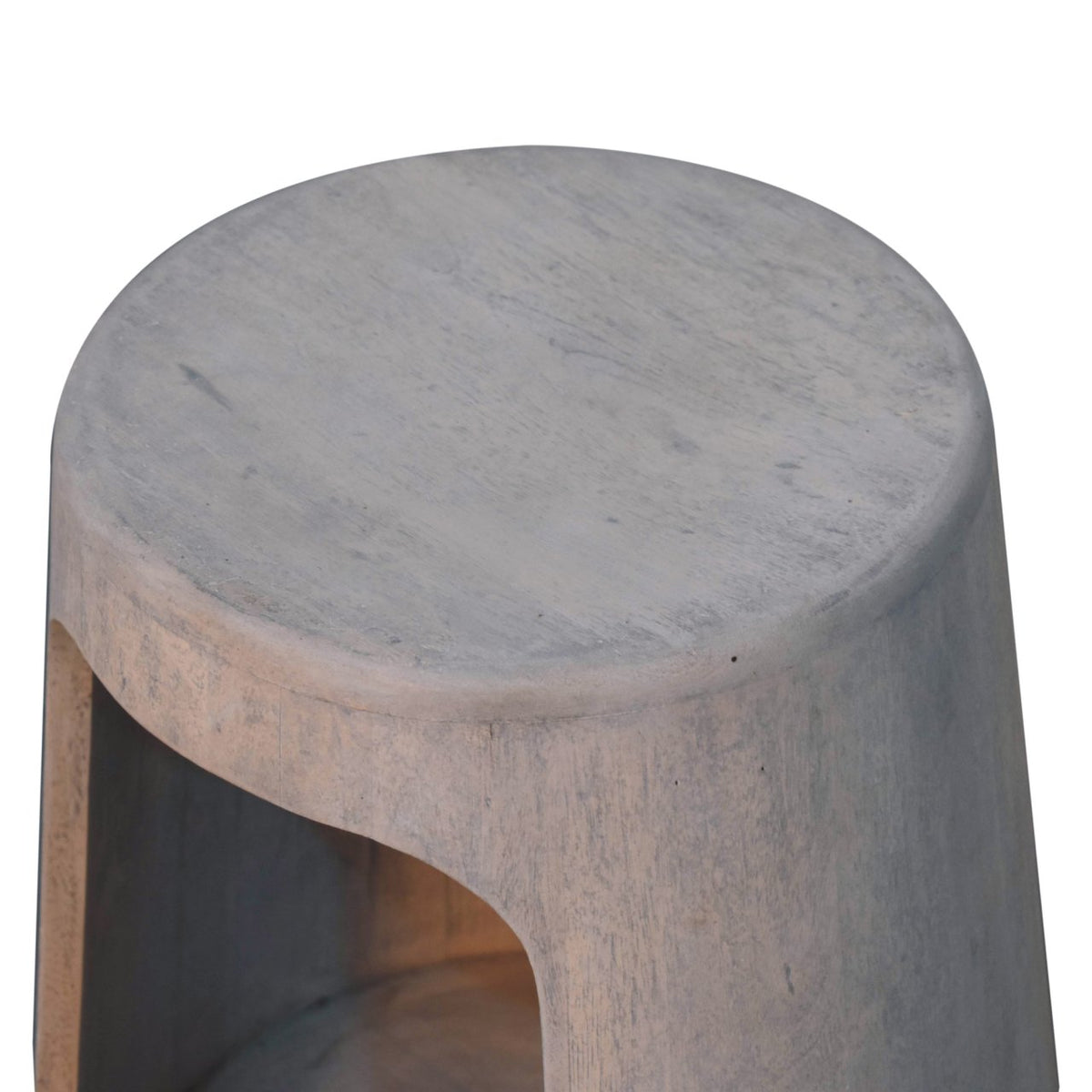 Bodie Wash Solid Wood Open Side Table