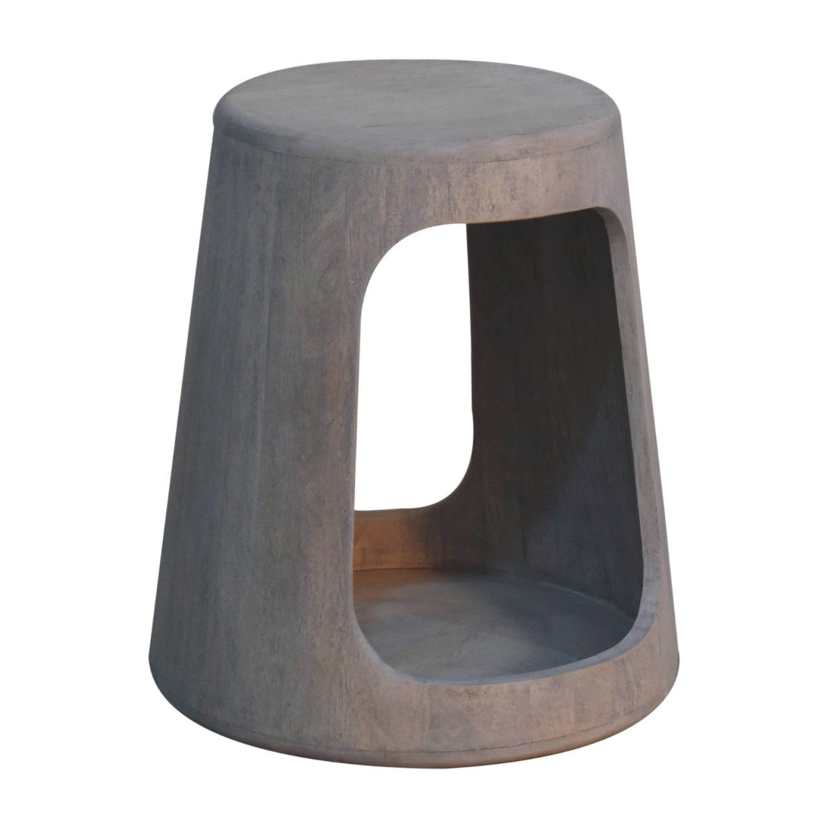 Bodie Wash Solid Wood Open Side Table