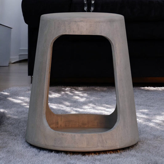 Bodie Wash Solid Wood Open Side Table
