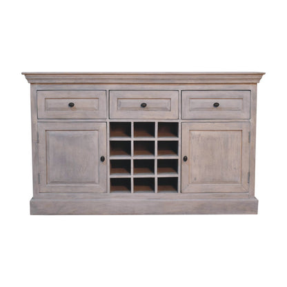 Bodie Wash Solid Wood Wine Cabinet