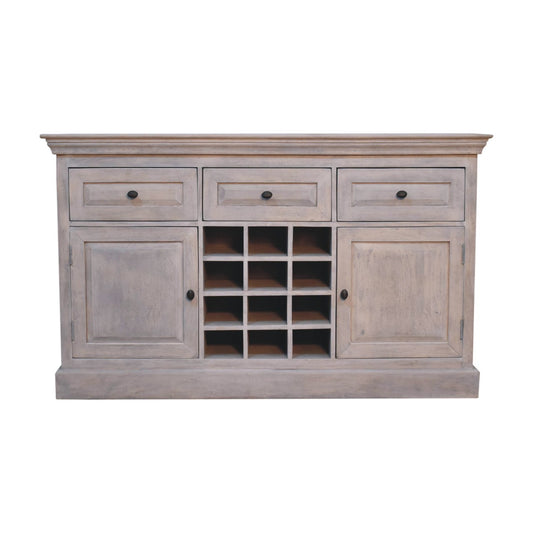Bodie Wash Solid Wood Wine Cabinet