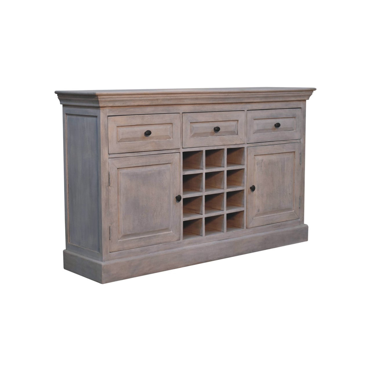 Bodie Wash Solid Wood Wine Cabinet