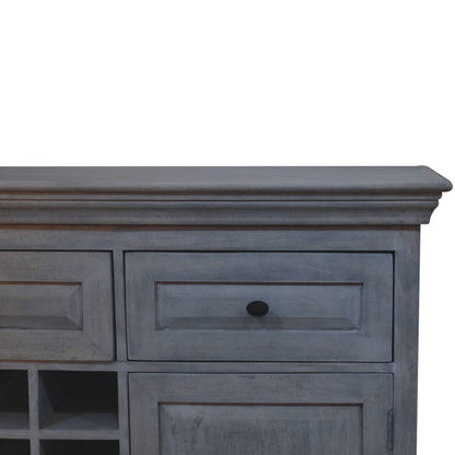Bodie Wash Solid Wood Wine Cabinet