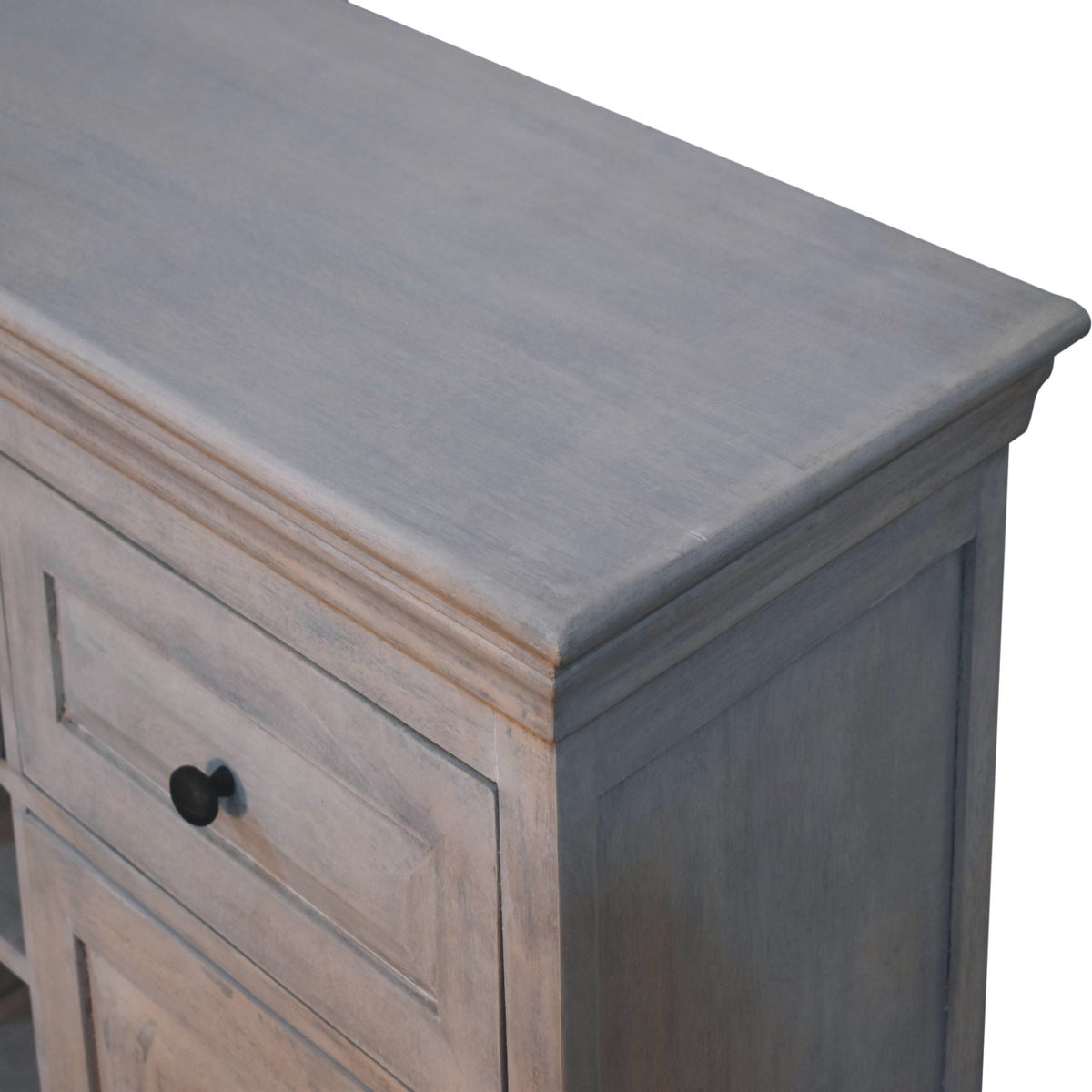 Bodie Wash Solid Wood Wine Cabinet