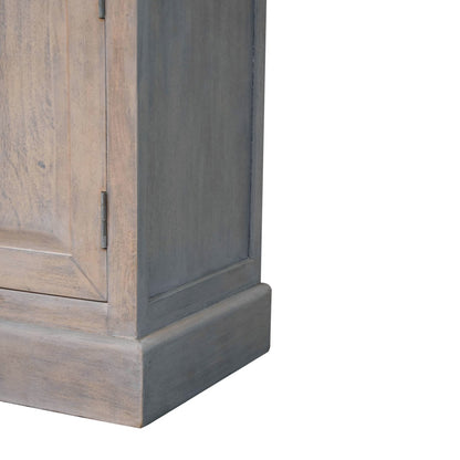 Bodie Wash Solid Wood Wine Cabinet