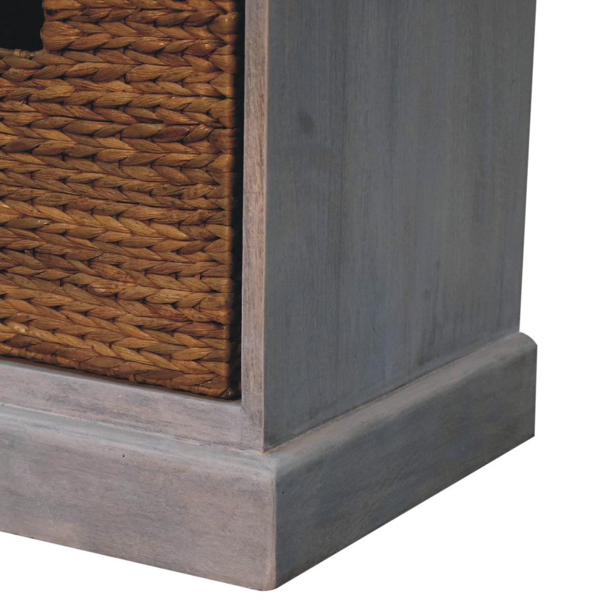Bodie Wash 3 Drawer Wicker Basket Unit