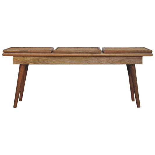 Malibu Rattan 3 Seat Bench