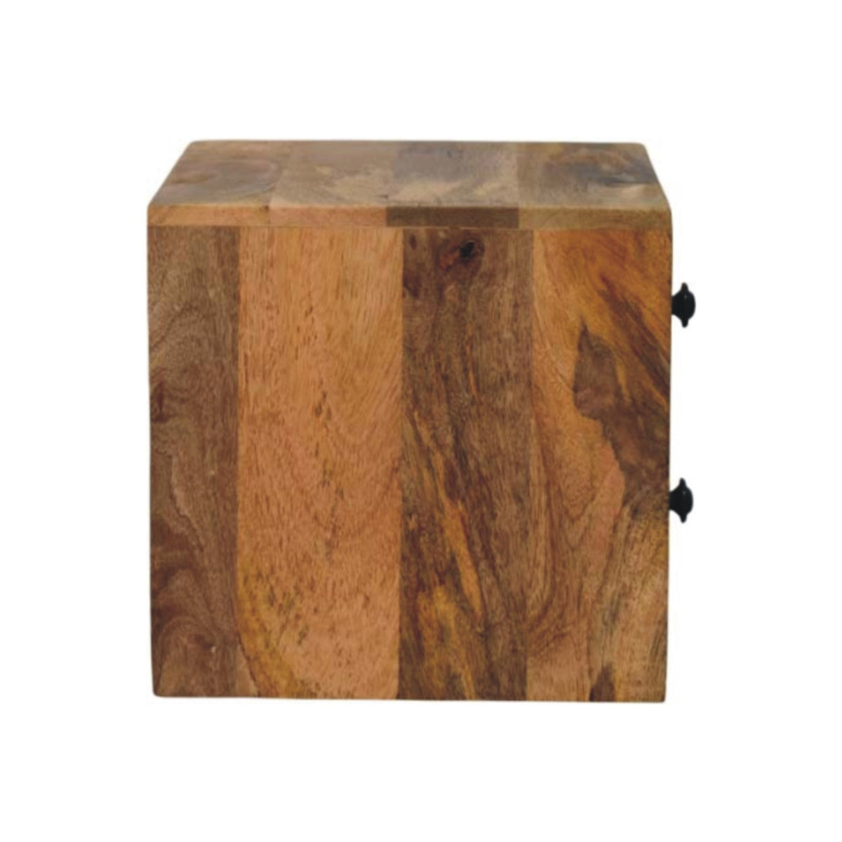 Small Oak Toned 2-Drawer Floating Bedside