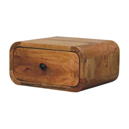 Astoria Mini Oak 1 Drawer Wall Nightstand