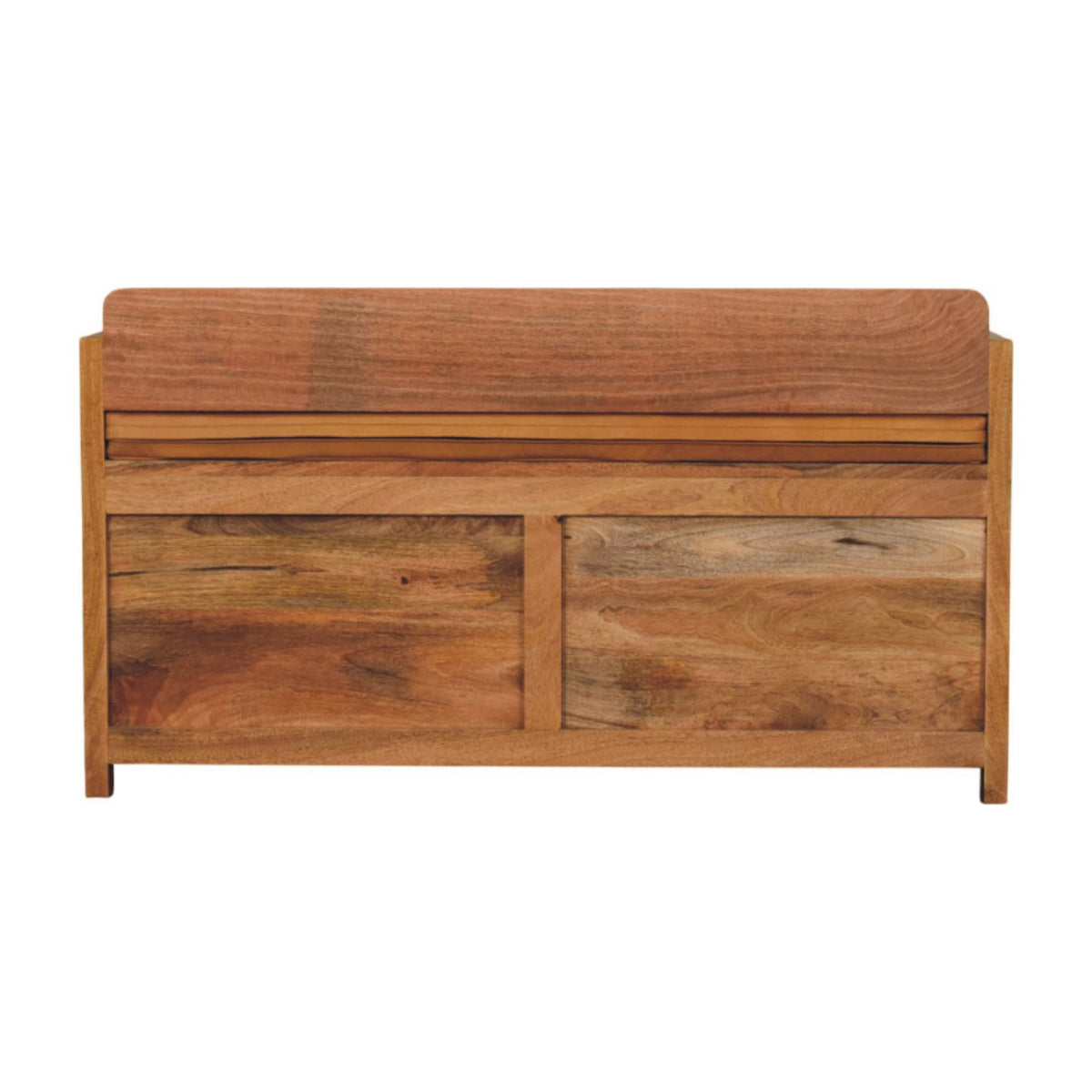 Sutton Buffalo Leather 2 Drawer Storage Bench