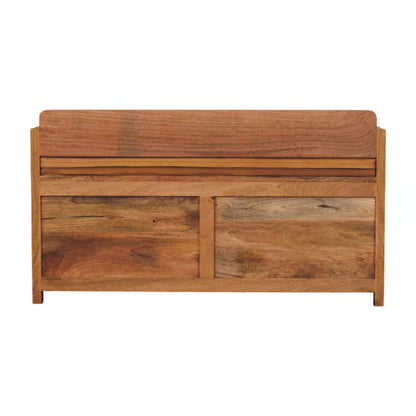 Sutton Buffalo Leather 2 Drawer Storage Bench