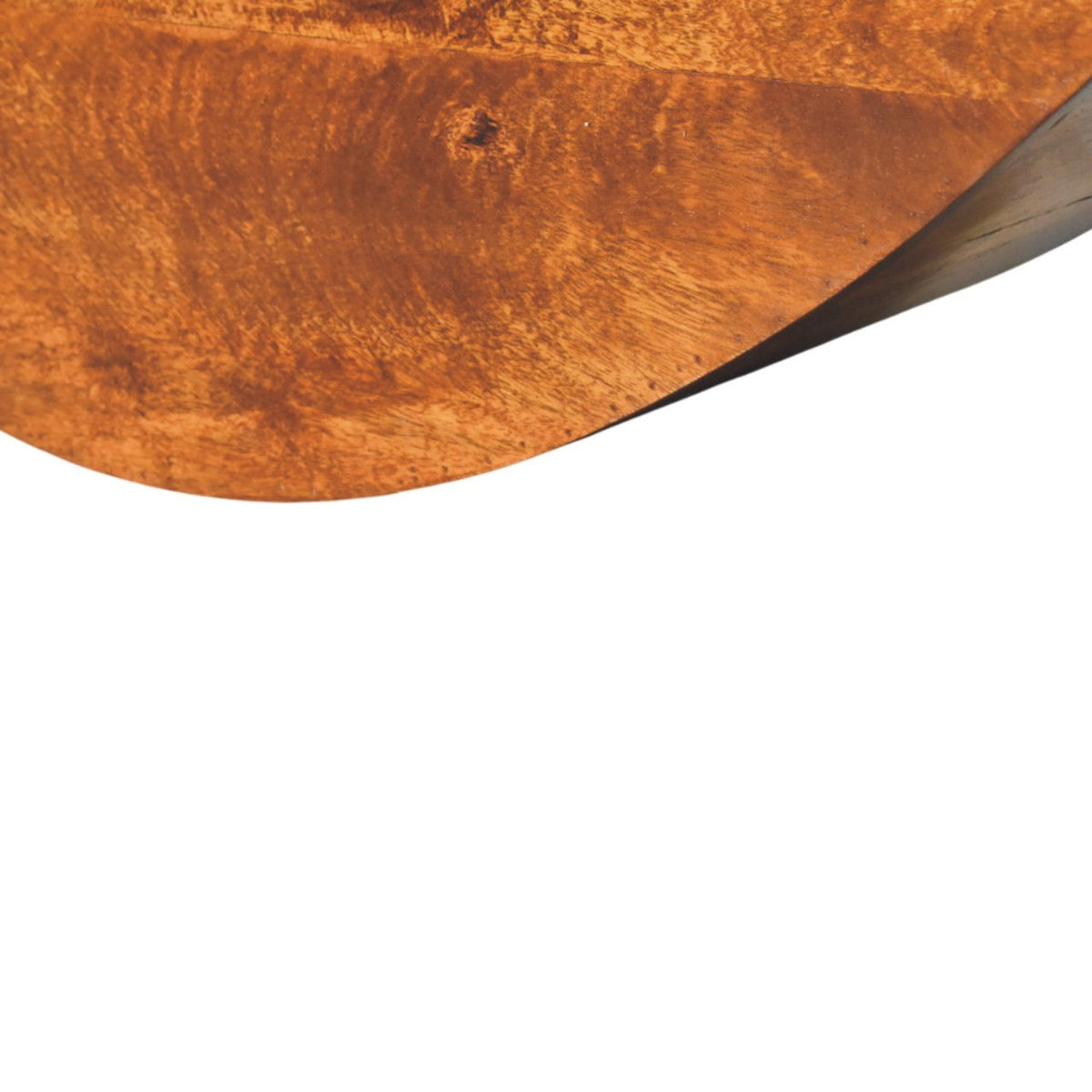 Chestnut Ridge Crescent Curved Wall Shelf