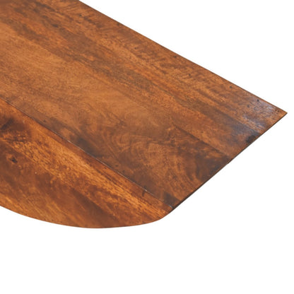 Chestnut Ridge Crescent Curved Wall Shelf