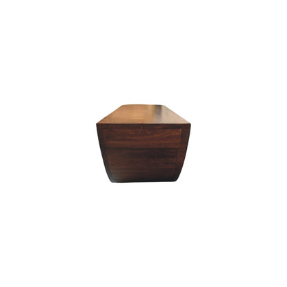 Chestnut Ridge Crescent Curved Wall Shelf