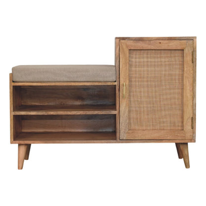 Malibu Rattan Storage Bench Unit