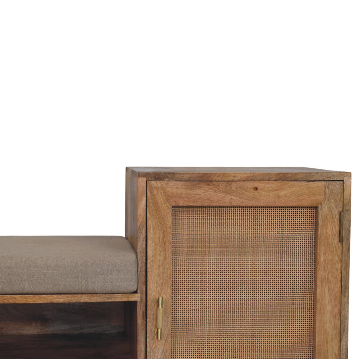 Malibu Rattan Storage Bench Unit