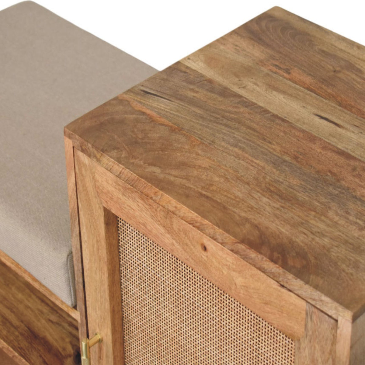 Malibu Rattan Storage Bench Unit
