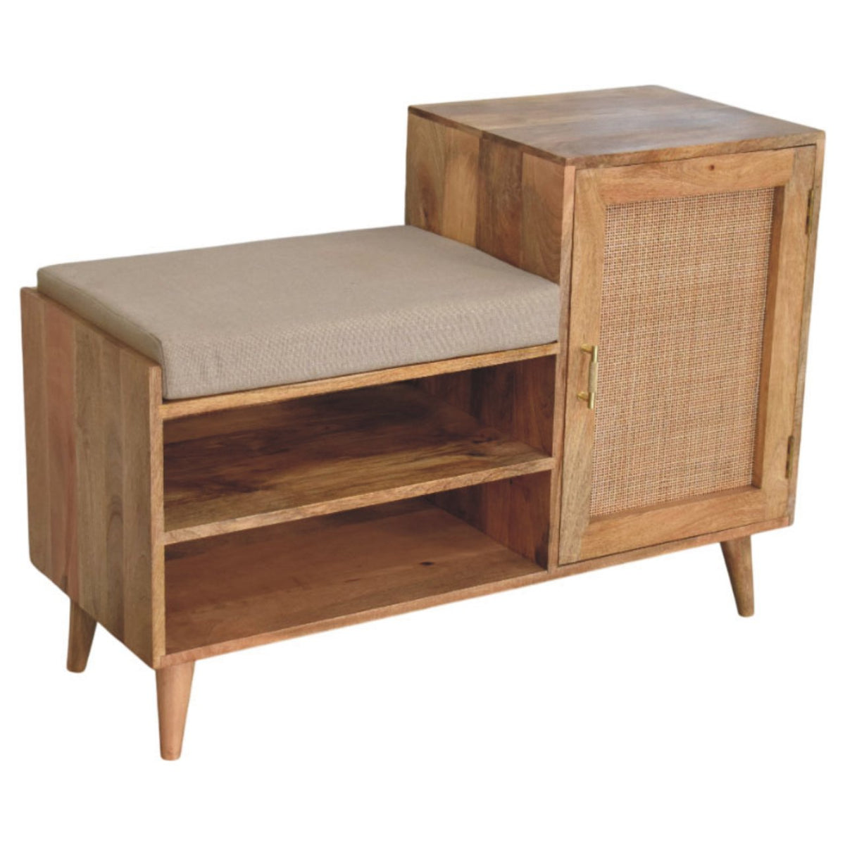 Malibu Rattan Storage Bench Unit